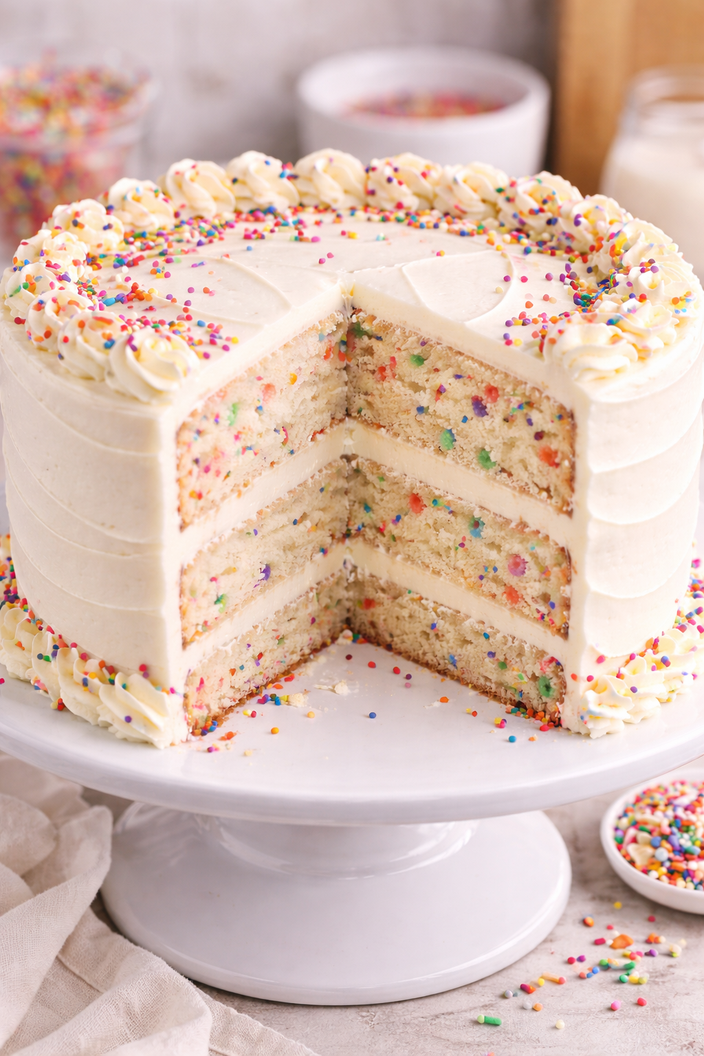 Confetti Cake (Frozen Cake | (UNFROSTED)