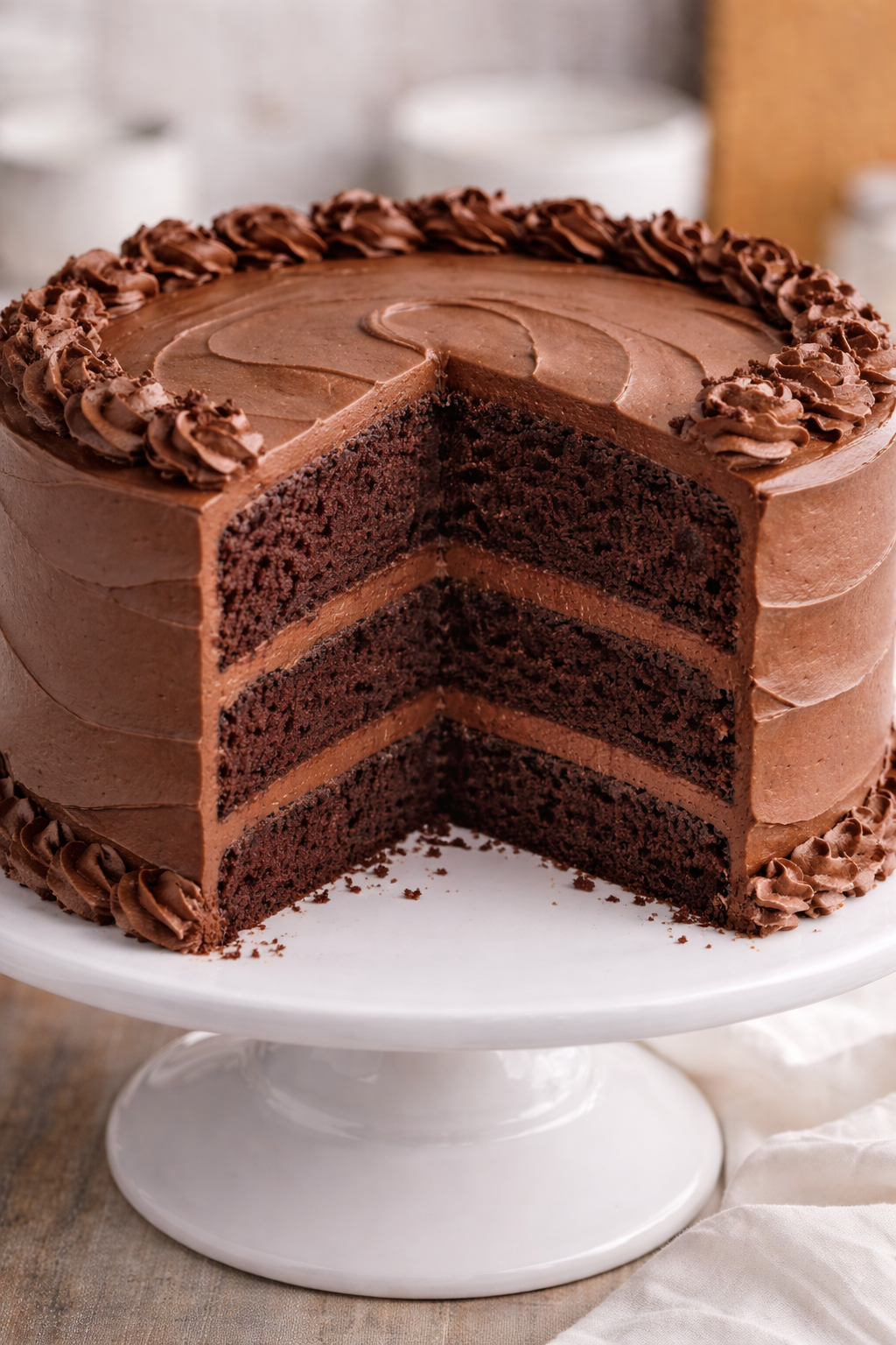Supreme Chocolate Cake (Frozen Cake | UNFROSTED)